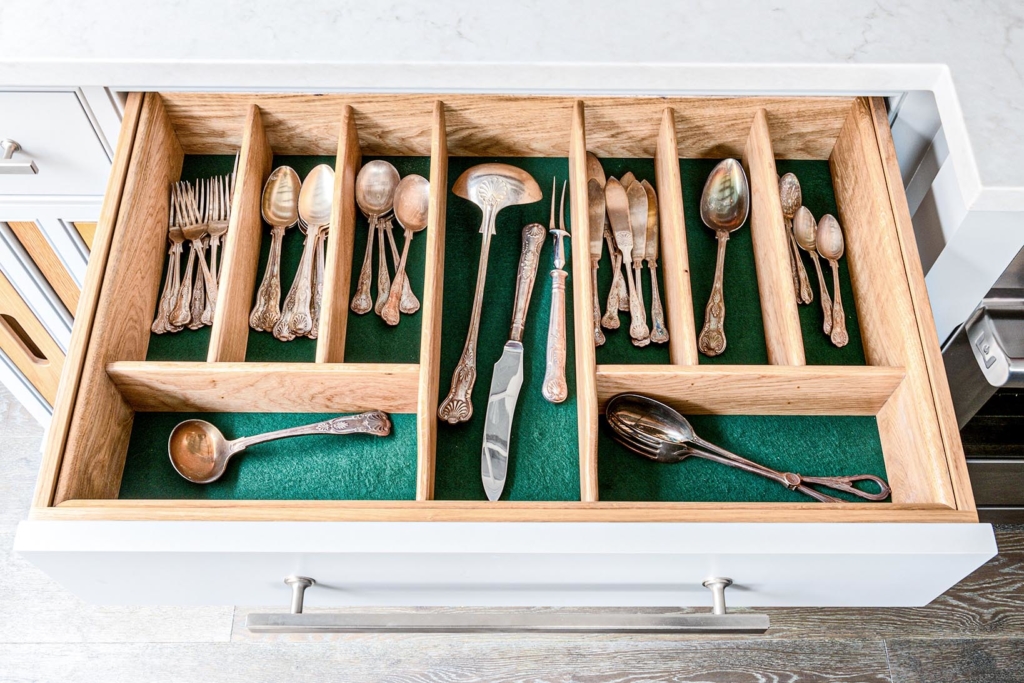 Bespoke Cutlery Tray Drawer Dividers Charlie Kingham, Surrey