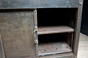 Stott steamer cabinet vintage antique shop retail display counter kicthen island prep table alton hampshire kingham