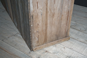 Lutyens arts and crafts English housekeepers cabinet silvered Pitch Pine Late 19th century Circa 1890 vintage antique kingham alton hampshire UK for sale